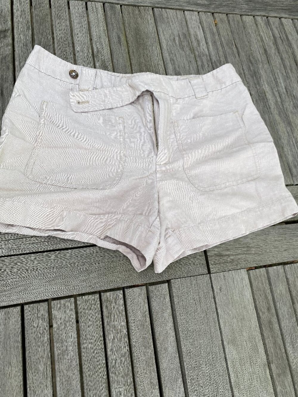 Daughters of Liberation linen shorts, Size 14